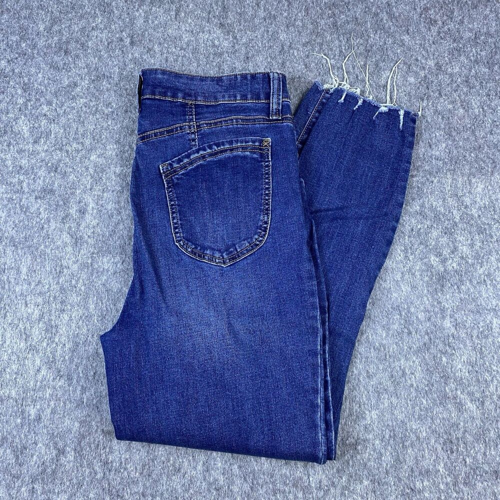 Celebrity Pink Women's Jeans High Rise Ankle Skinny Blue Denim Stretch Sz 13/31